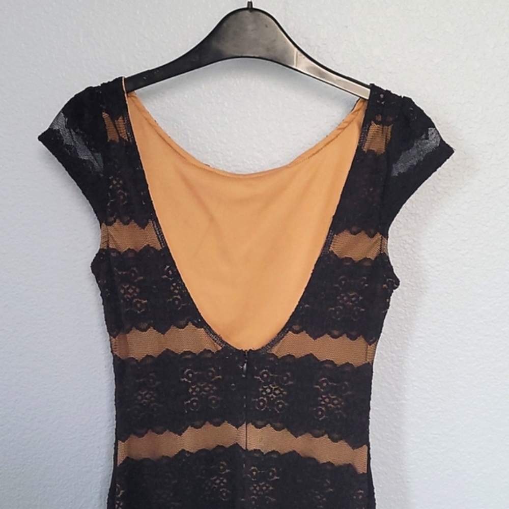 Mystic, size small, black lace dress - Picture 5 of 6